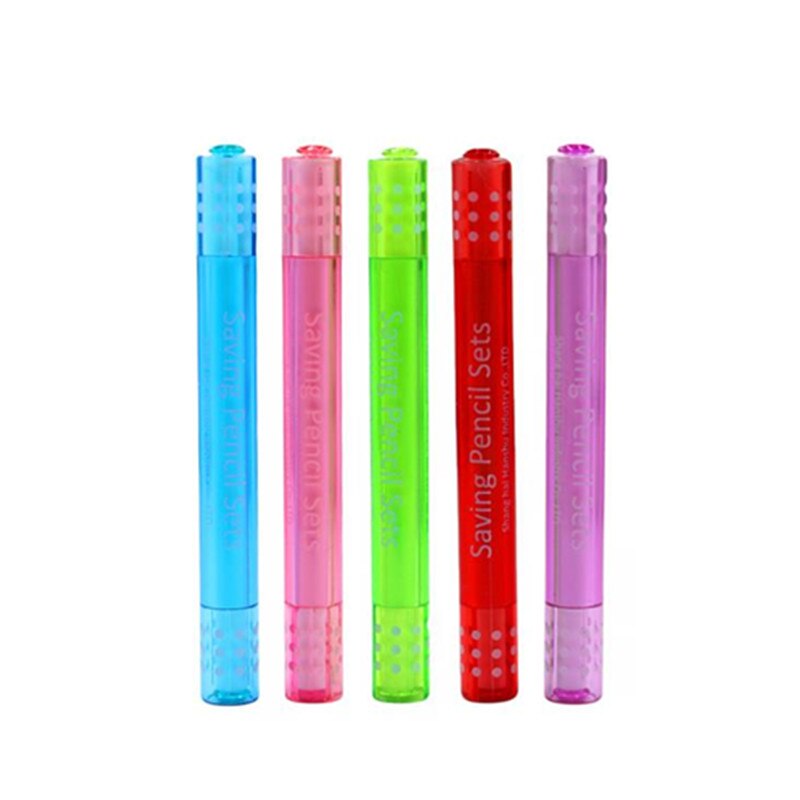 3 pieces 5 pieces 10 pieces of cartoon pencil extender extension rod student office drawing pencil head connector
