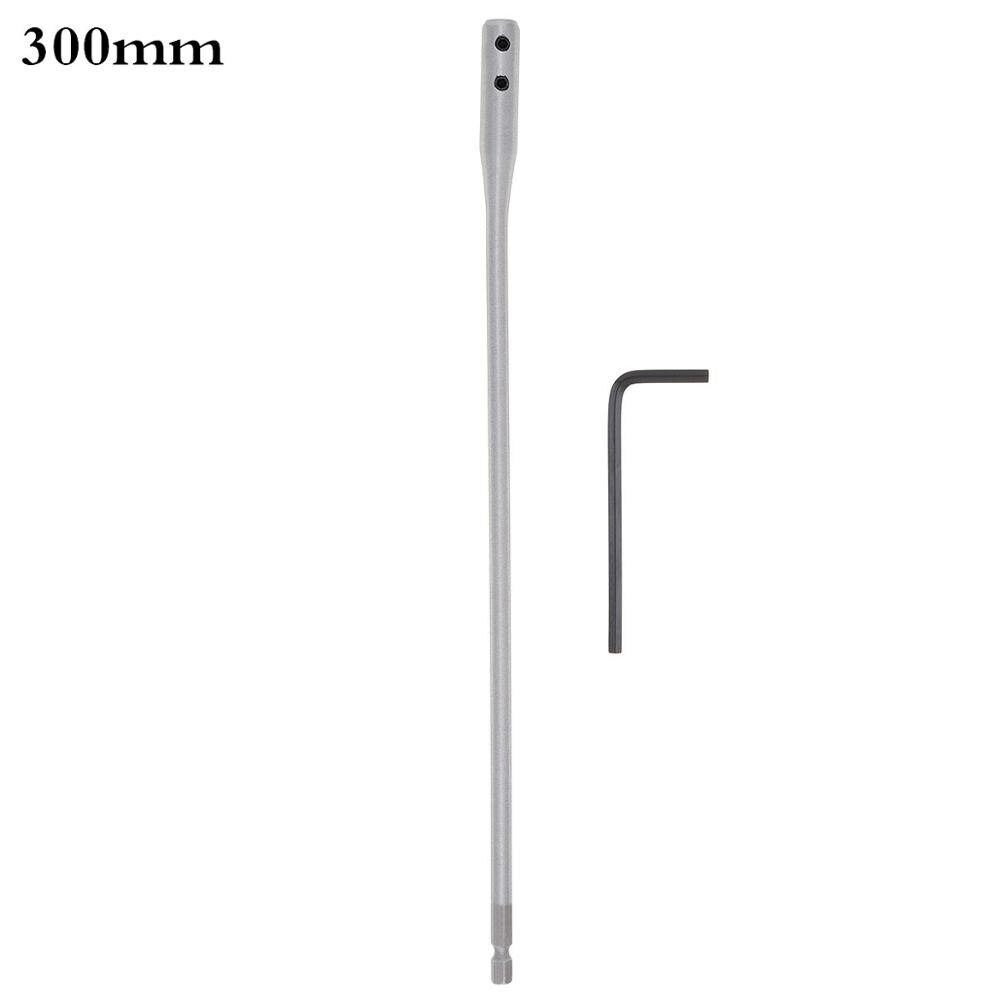 150/300 Mm Gelegeerd Staal Boor Verlengstuk Drijfstang Quick Change Boor Schacht Tool Met Hex Schacht Voor uitbreiding Boren: 300mm