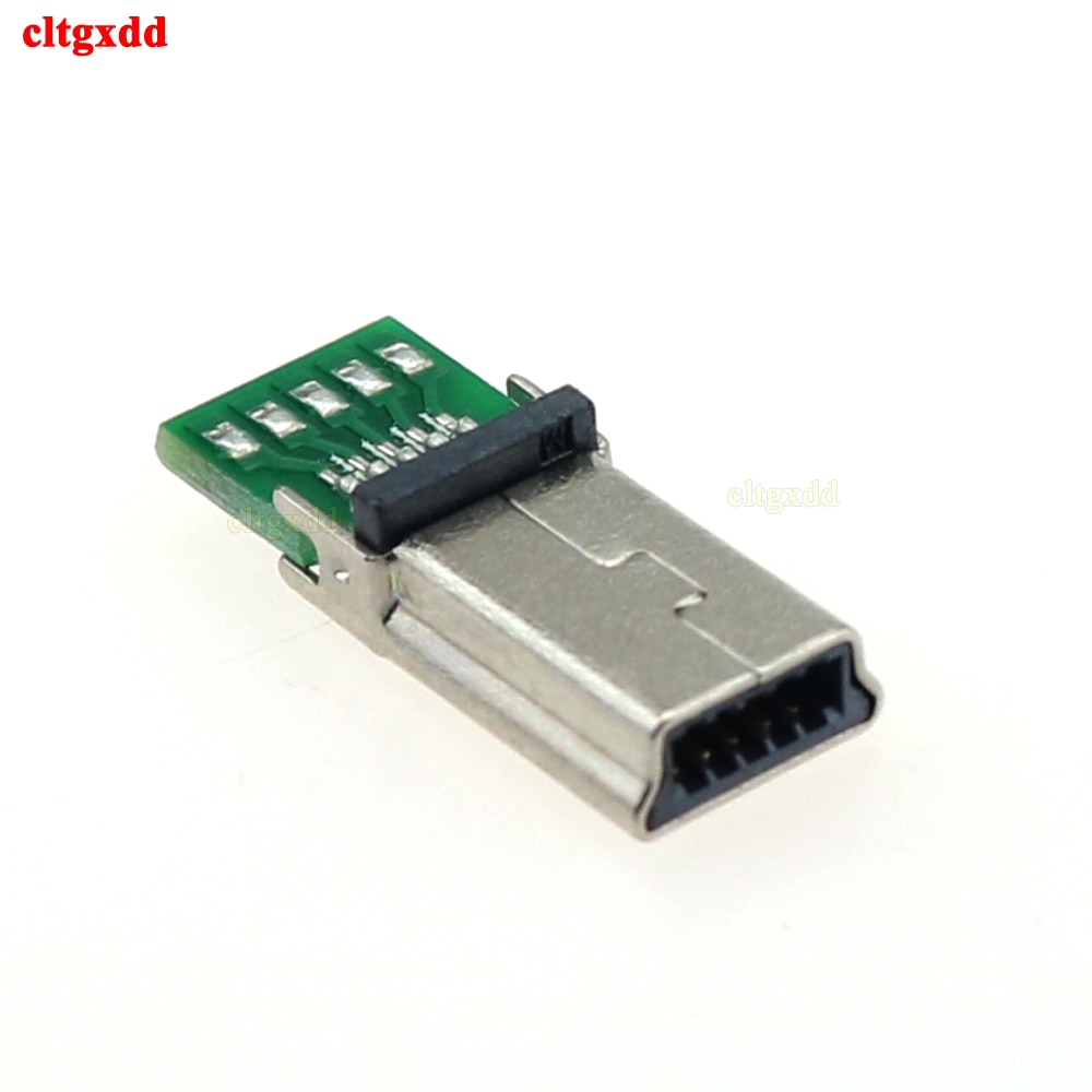 1-5 stücke Mikro Mini USB Männlichen 10 Stift USB 10Stift PCB Anschluss Flach Stecker Adapter Für MP3 MP4 buchse