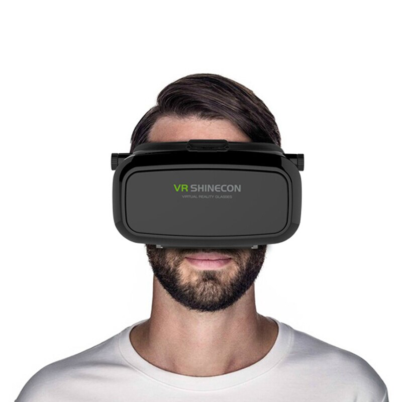 VR SHINECON 6.0 vr doos 2.0 3d vr bril virtual reality gafas bril google kartonnen Originele bobo vr headset Voor smartphone