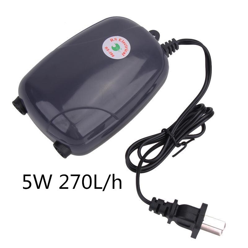 Aquarium Beluchting Pomp Kleine Huishoudelijke Oxygenatie Zuurstof Machine Mini Stille Pomp Zuurstof Machine Beluchter Zuurstof Vis Pomp: RS-390 / EU adapter plug