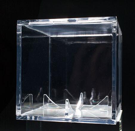 8CM Acrylic Baseball box related Display Cube Tennis transparent Case for ball Souvenir Storage Boxes Holder UV Protection