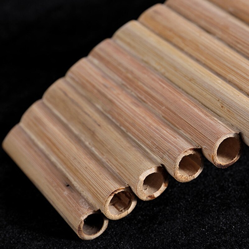 Pan Flute 15 Pipes Natural Bamboo Wind Instrument Panpipe G Key Panpipe Handmade Woodwind Instrument Folk Instrumentos