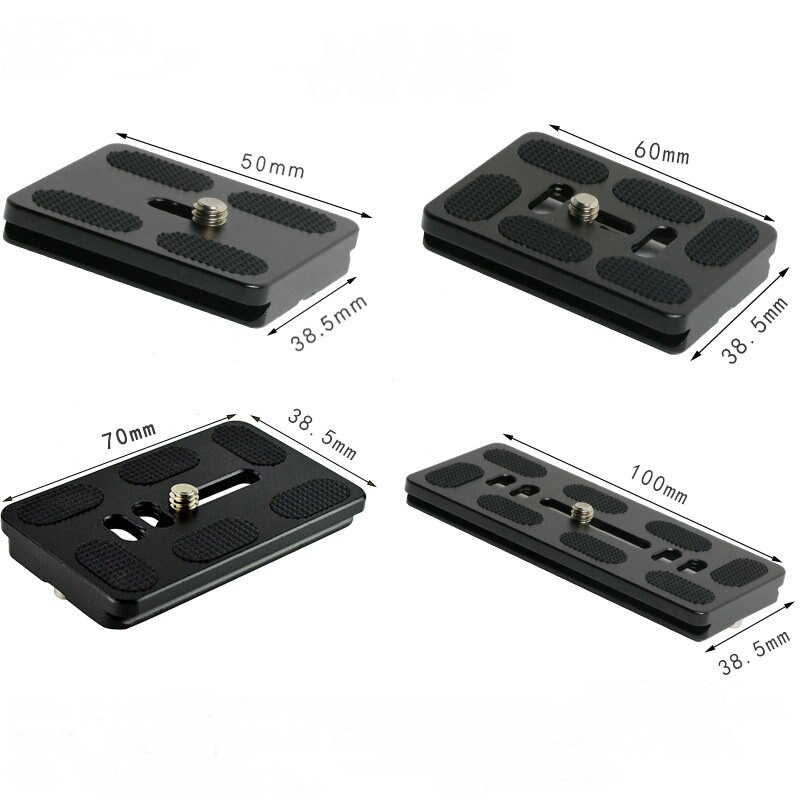 Quick Release Plate Camera Mount Long Plate Base Plate Bracket With 1/4 Inch Screw For DSLR Camera Tripod PU07