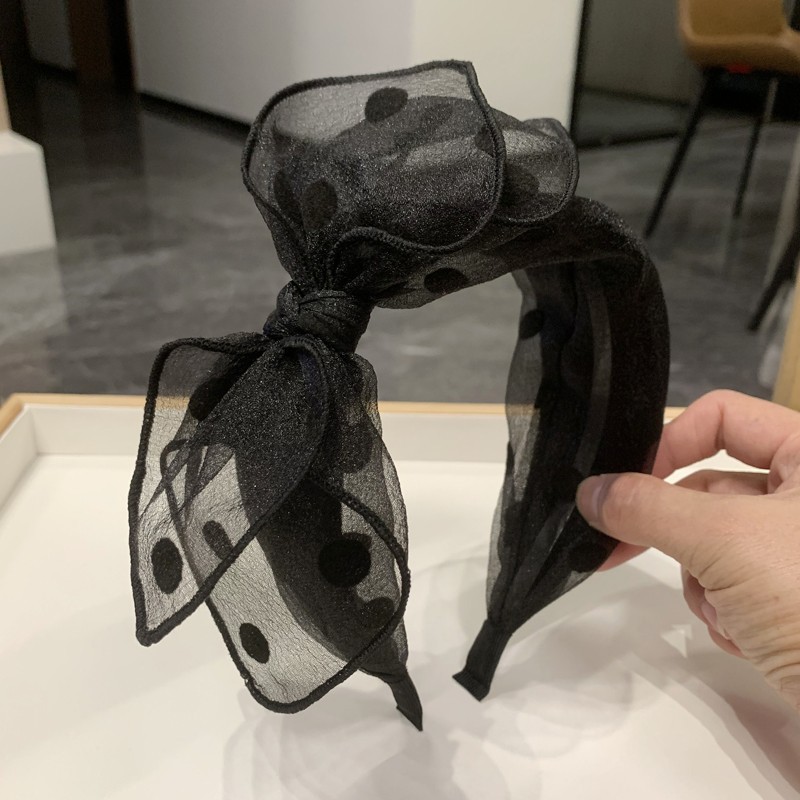 Koreaanse dameshaarband, handgemaakte strik, haaraccessoires, geknoopte haarring, meisjeshoofdbanden, lente- en zomerhoofdbedekking: Groente