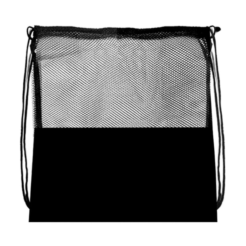 Bærer mesh netpose bærbar fodbold rygsæk opbevaring messenger taske udendørs basketball opbevaringspose: Default Title