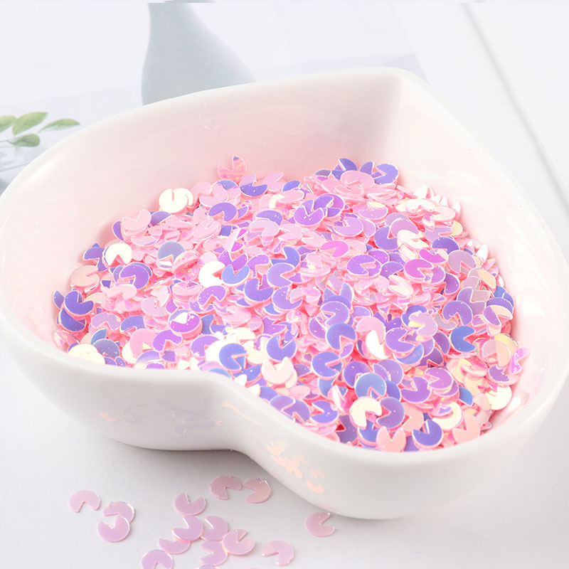 4Mm 1000Pcs Gloss Kleurrijke Diy Pailletten Paillette Manicure Accessoires Pailetten Nail Decoratie Diy Materiaal Spangle Nailart: Pink