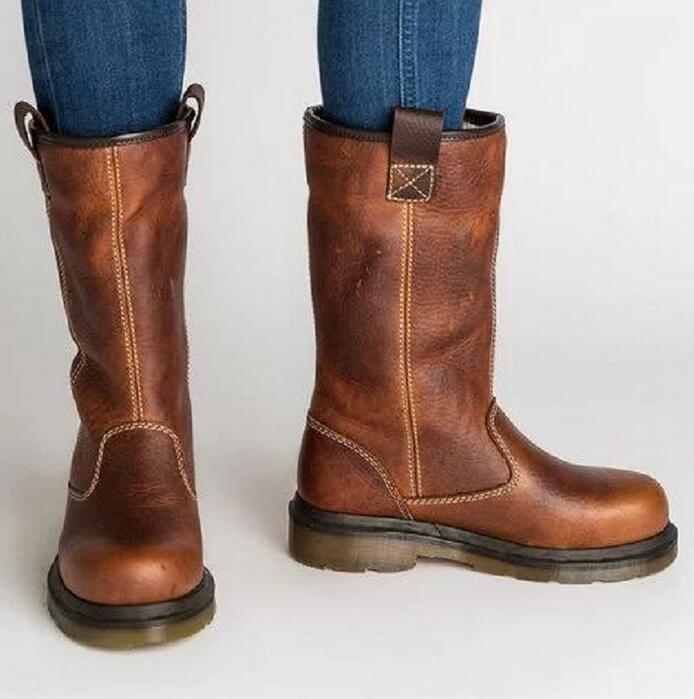 DREAM PAIRS Dames pumps lage dikke gesloten teen hakken voor vrouwen