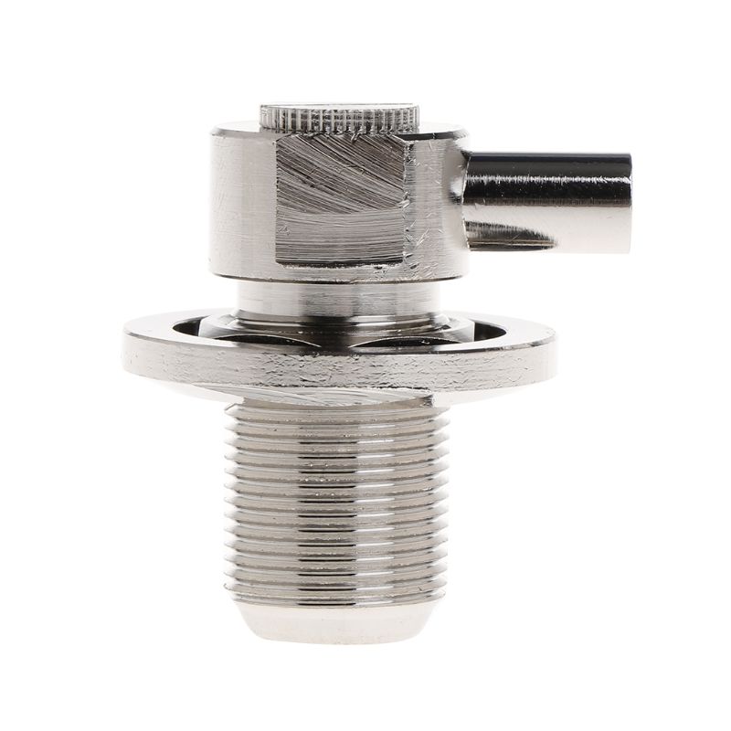 Conector RF de ángulo recto, conector UHF hembra para RG58 RG142 LMR195, Cable Coaxial N7MC, SO239