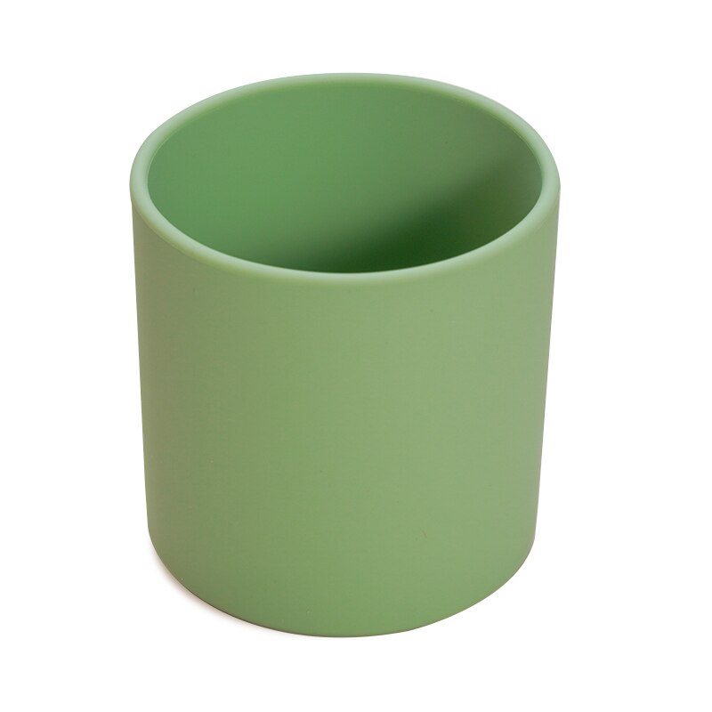 Baby Lernen Zu Trinken Tasse Getränk silikon Tassen Für Kleinkinder &Ampere; freundlicher Dicht Art Wasser Tasse Flasche 220ML.: Matcha