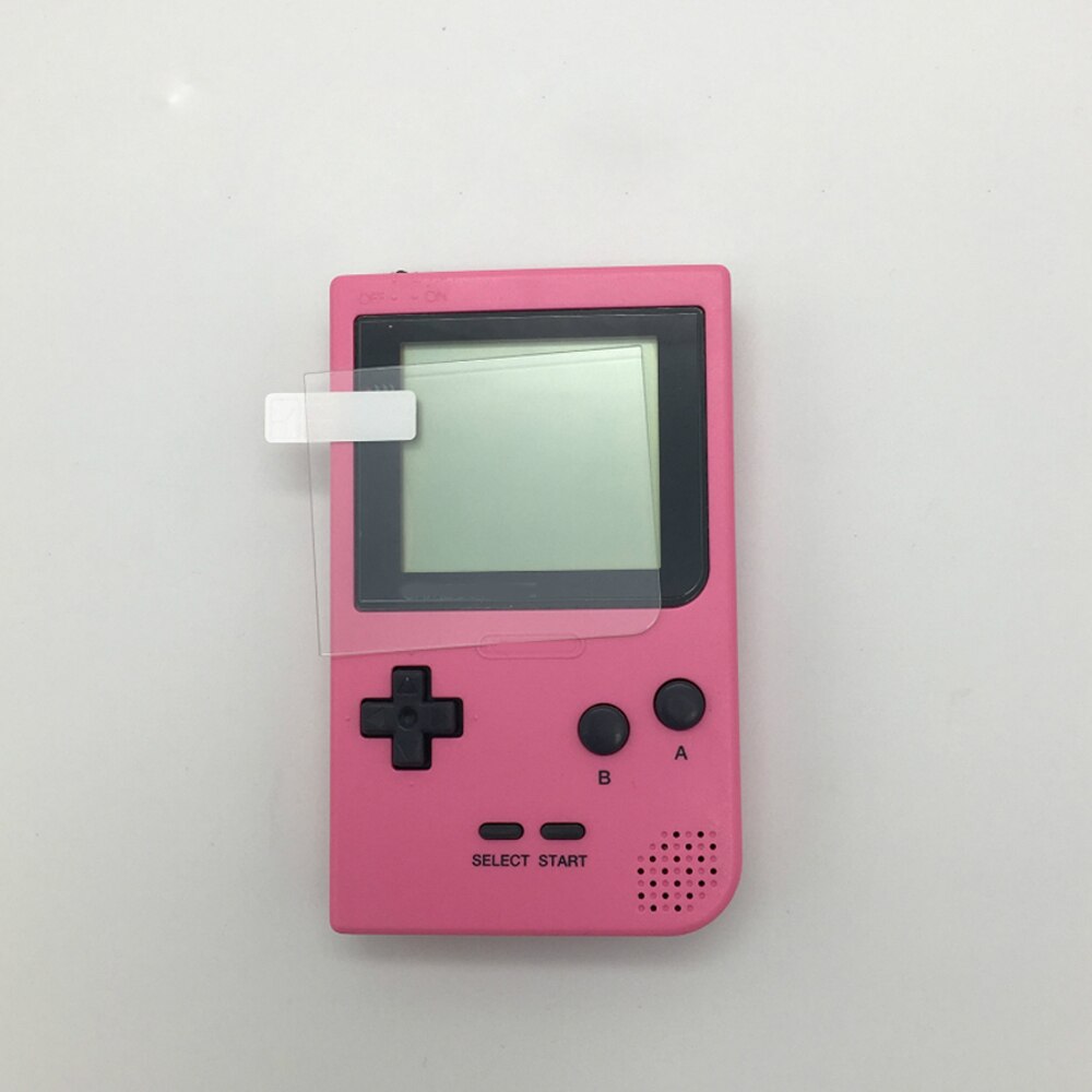 Filme protetor de tela protetora para gameboy cor para gba gbasp gbc gb gbp game console 9h claro vidro temperado anti explosão