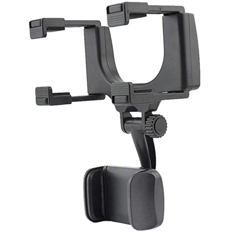Cell Phone Holder - Car Mount Holder Car Rearview Mirror Truck Auto Bracket Holder Cradle for iPhone XS/X/11, Samsung Galaxy , H