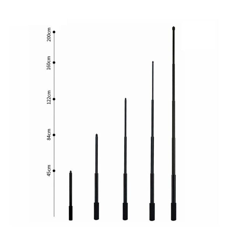 2m skalbara bullet time roterbar selfiestick osynlig för insta 360 one r/x/evo monopod för gopro hero 9 8 7 6 5 tillbehör