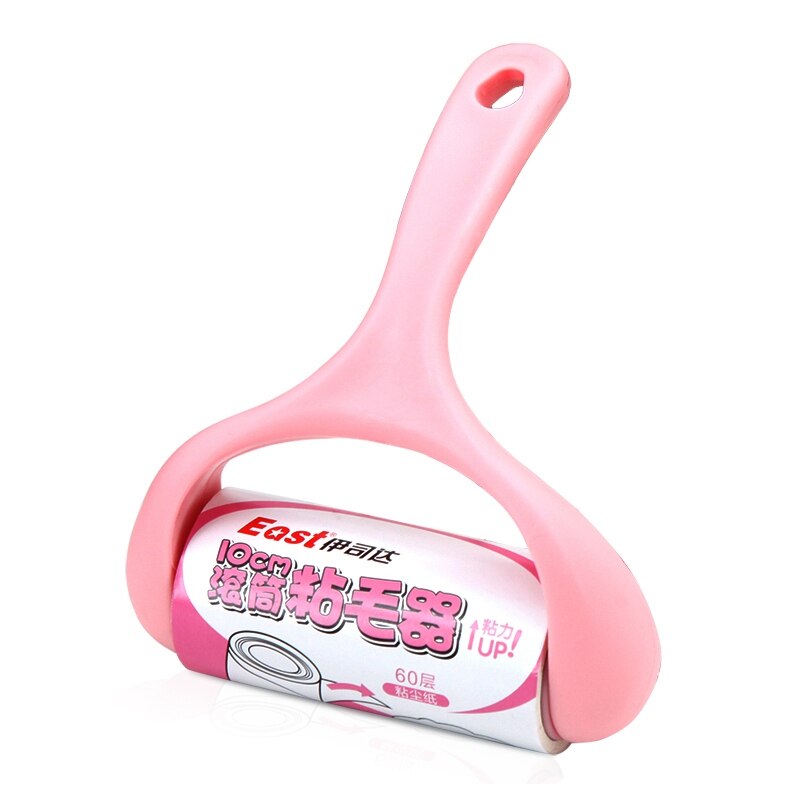 East 10Cm Adhesive Tape Sticky Clothes Lint Roller Brush Dust Dirt Fluff Remover for Clothes Pet Hair Dust Carpet: Default Title