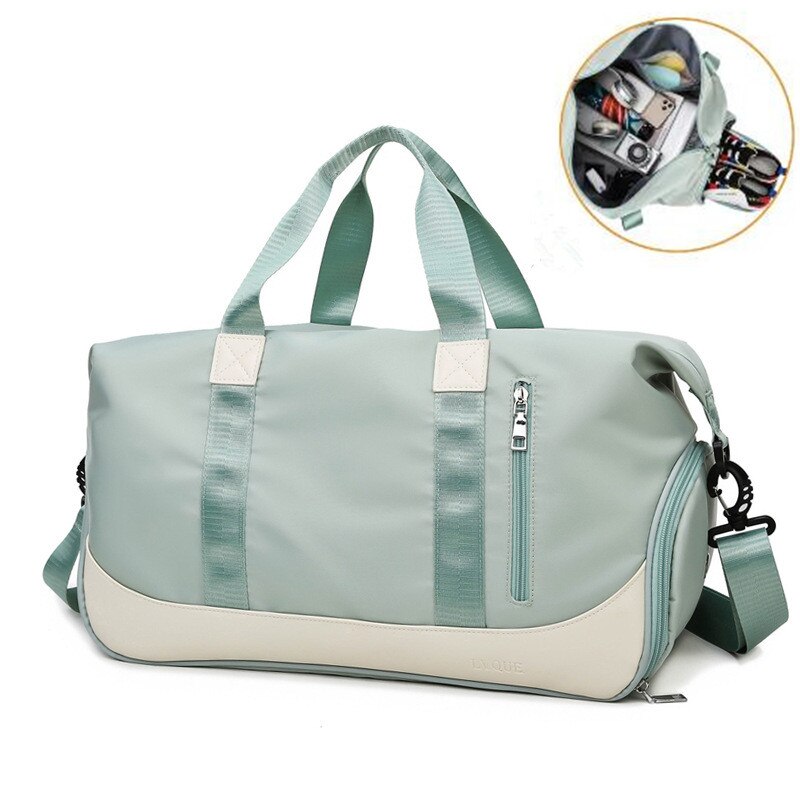 Brauch trocken nass Fitness Tasche Nylon Ausbildung Schulter Männer Tasche Reisen Yoga Fitnessstudio Tasche schwimmen Frauen Gymtas Tasche tragen an Gepäck duffle Tasche