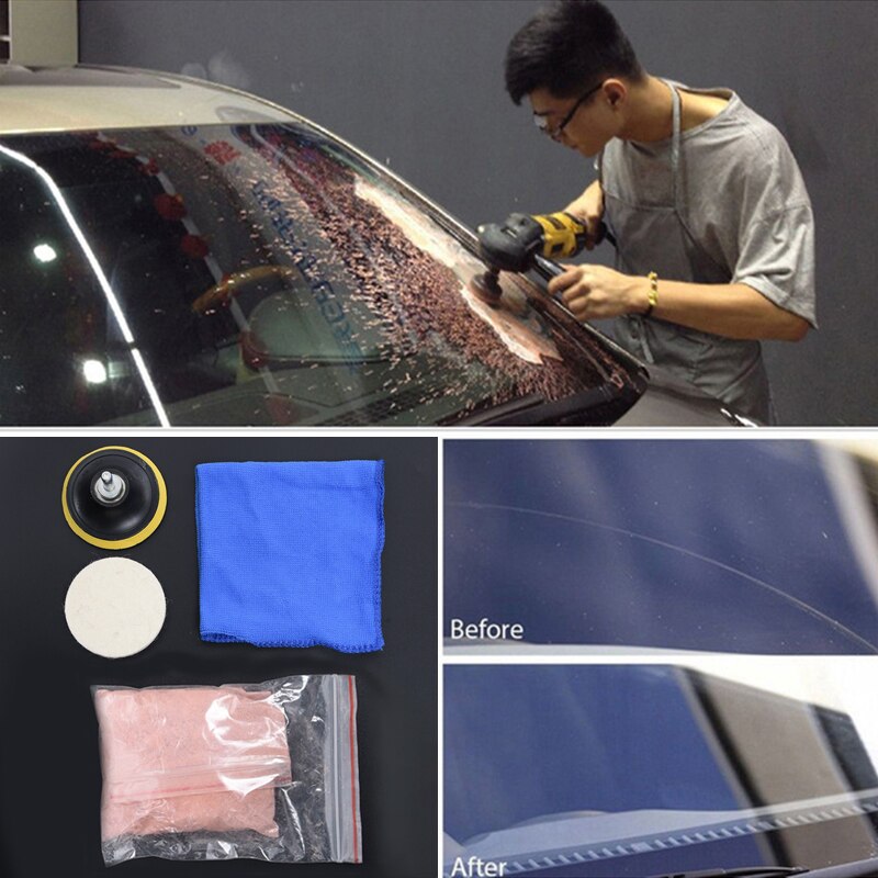 Repair Buffing Pad Car Glass Scratch Remover Polishing Windows Tools Windscreen