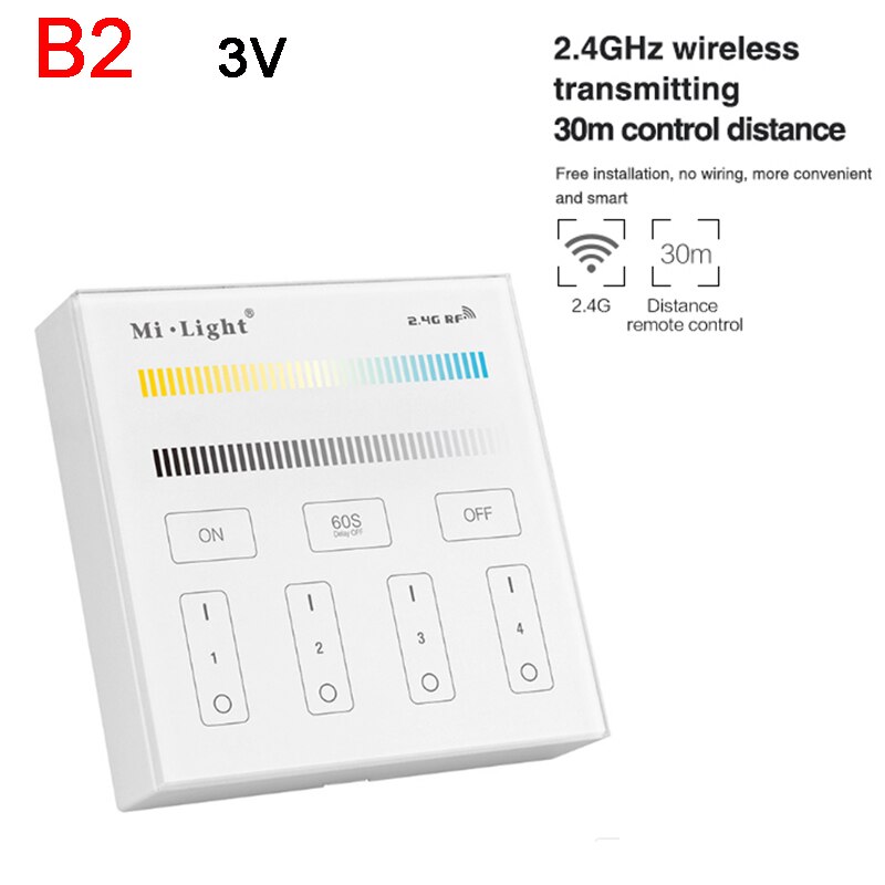 Pl2 40w farvetemperatur led panel lys driver 220v miboxer 2.4g cct smart panel fjernbetjening  b2/t2/ fut 091/ fut 006/ fut 007