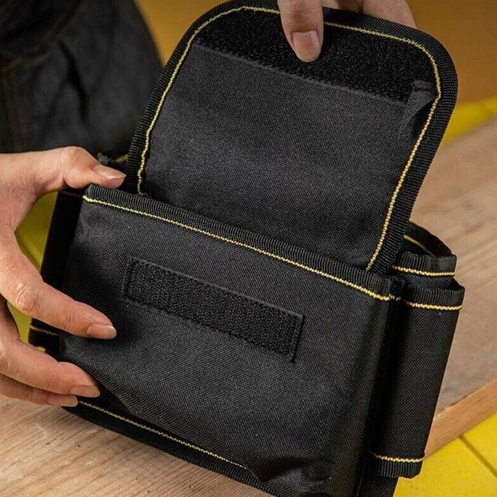 Hardware Tool Belt Bag Multi-function Waist Pack Repair Tool Storage Bag Oxford Cloth Hardware Tool Pocket Wrench Pliers