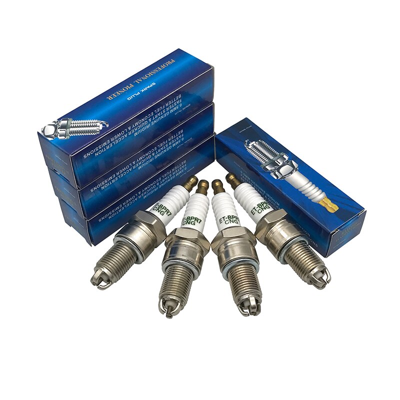 Bougie d&#39;allumage gpl, 4 pièces, pour lp2 L15YC BPR6ES F6RTC IW20 RN9YC WR7DC LR15YC AGR32: BLUE PACK