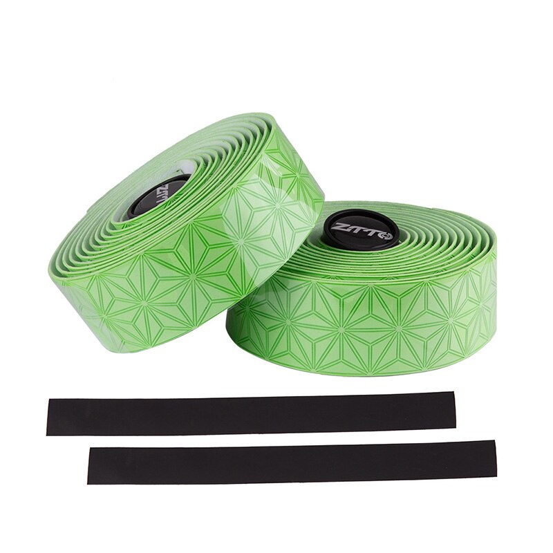 Officiële Authentieke Fietsstuur Bandjes Pu Antislip Fietsstuur Tape Stretch Eva Fietsen Racefiets Accessoires: green