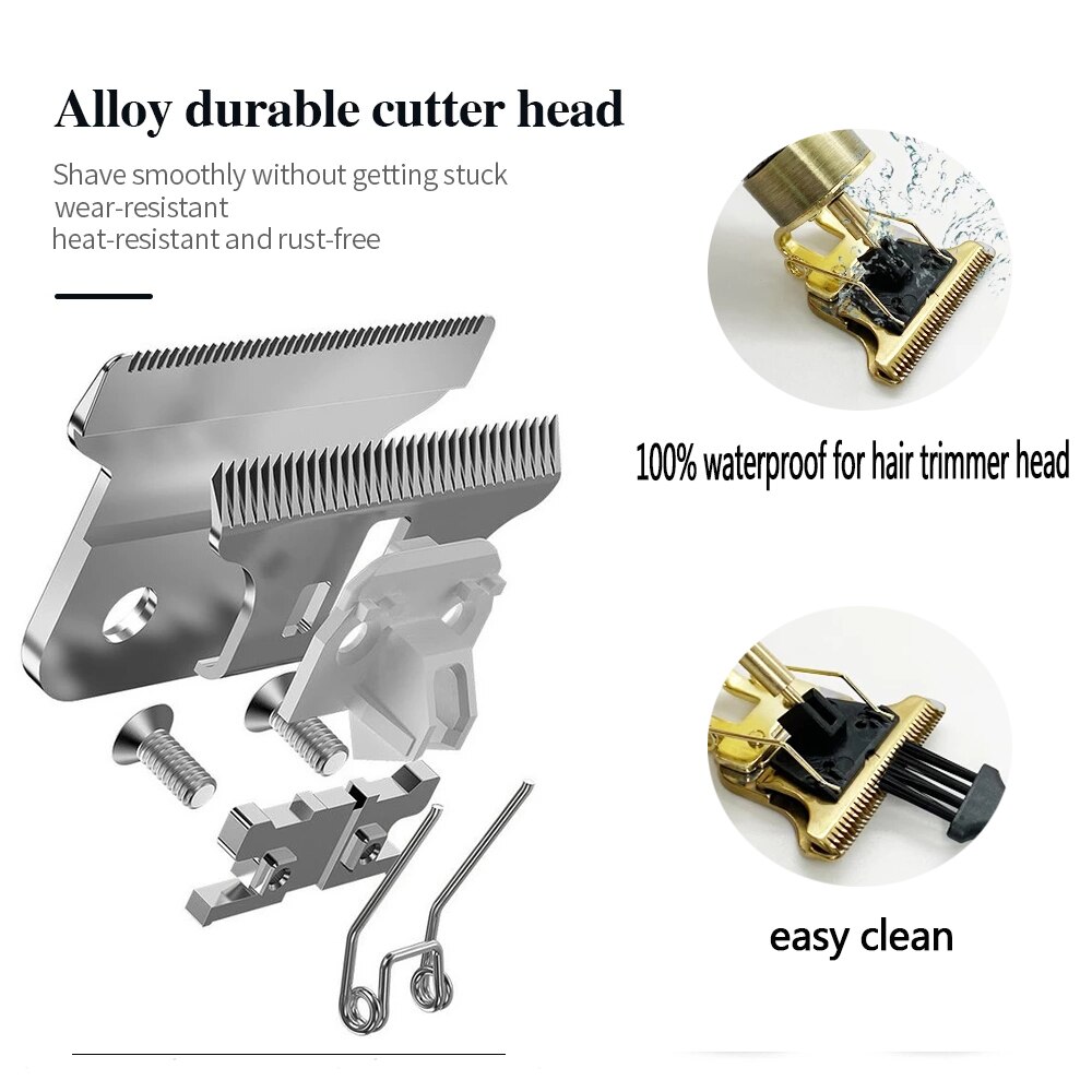 Akku-haarschneidemaschine Professionelle Trimmer für männer Rasierer Bart 0mm Haar Schneiden Maschine USB Barbier Einkaufen