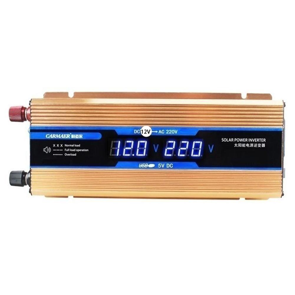 Omvormer 12V/24V/48V/60V/Turn 220V/500W Pure sinus Spanning Converter Automotive Micro Inverter