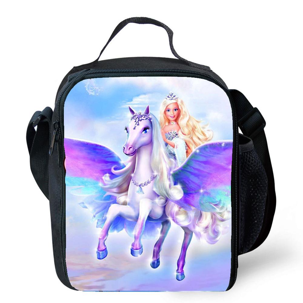 Hello Unicorn Lunch Bag Oxford Food Preservation Organizer Picnic Lunch Bags Fresh Fruit Insulation Pouch Cooler for Kids girls: 9