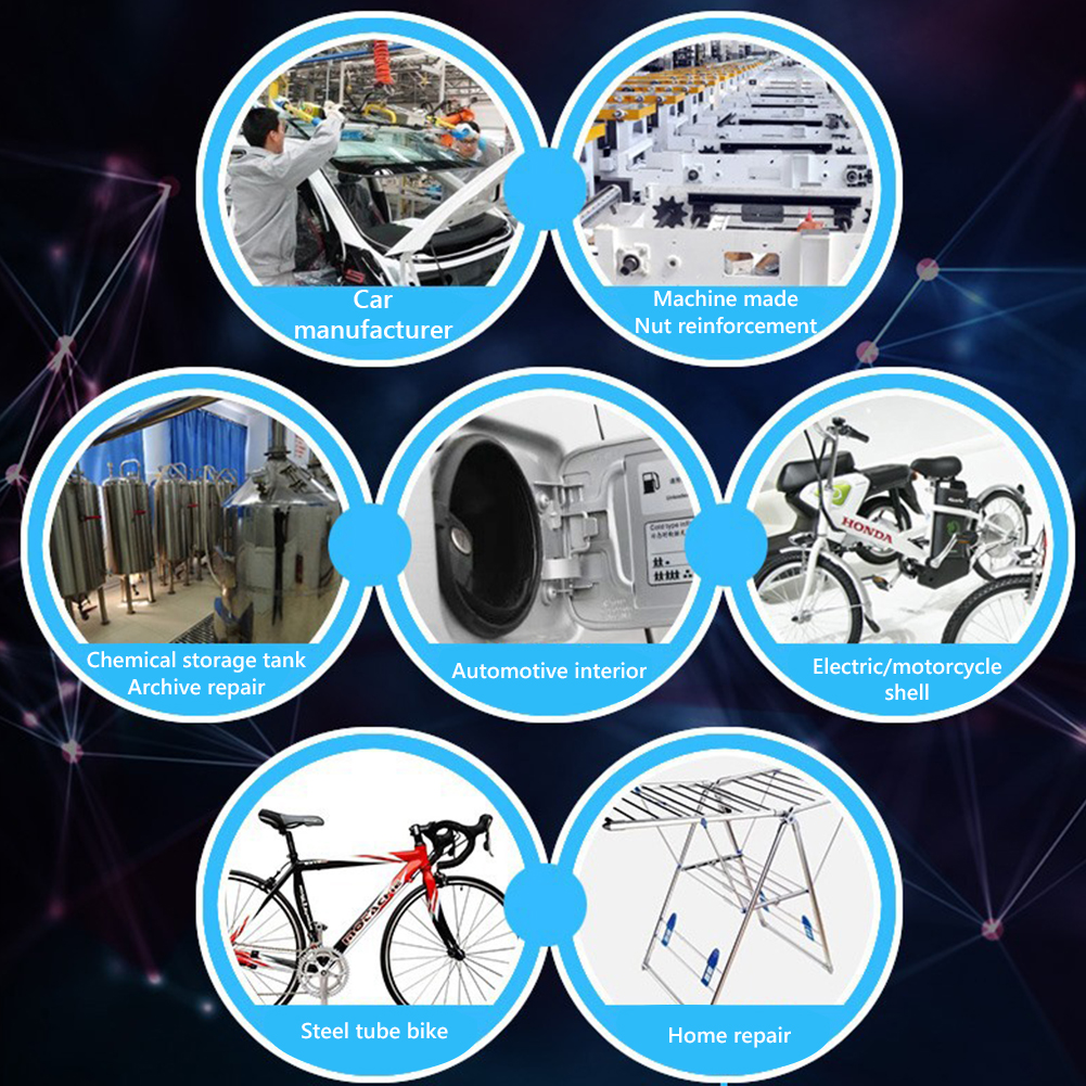 20-80g Quick-Drying AB Glue Strong Adhesion Metal Iron Aluminum Wood Ceramic Tile Super Glue High Temperature Welding Glue 302