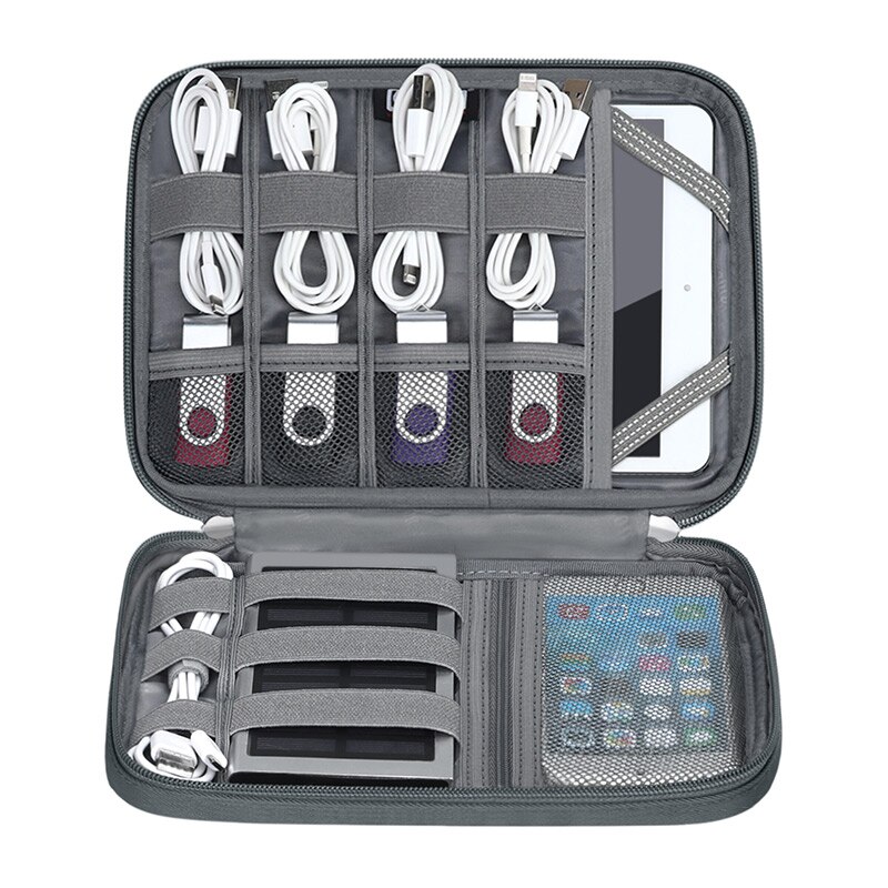 BUBM bag for electronic accessories 7.9 inch ipad Organizer travel electronic organizer storage for data wire hard drive