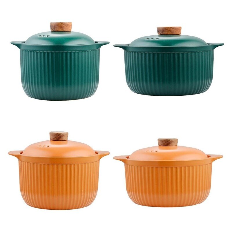 Casserole Stew Pot Ceramic Cooking Pot With Lid Soup Pot Large Capacity High Temperature Resistant Casserole Thermal Cooker