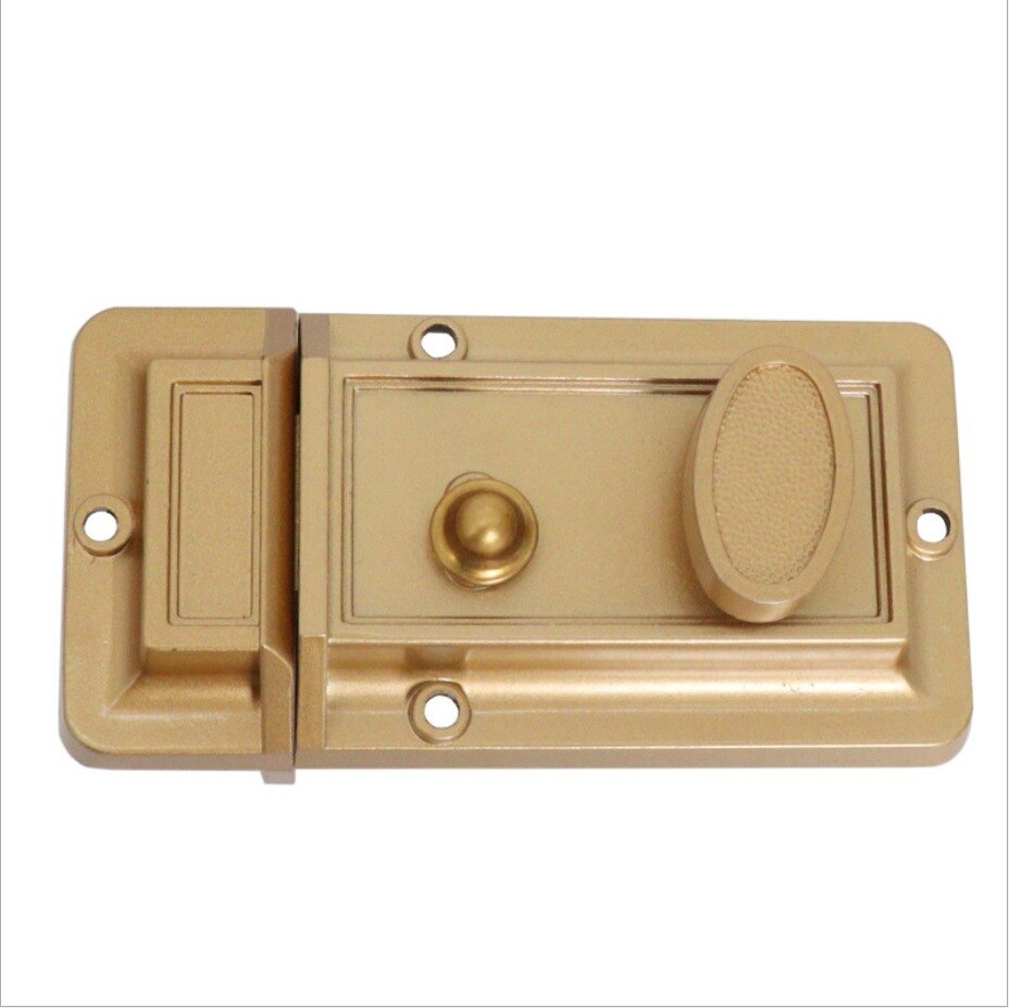 Old-fashioned door locks, wooden doors, iron door anti-theft locks, interior door aluminum alloy locks, spring locks