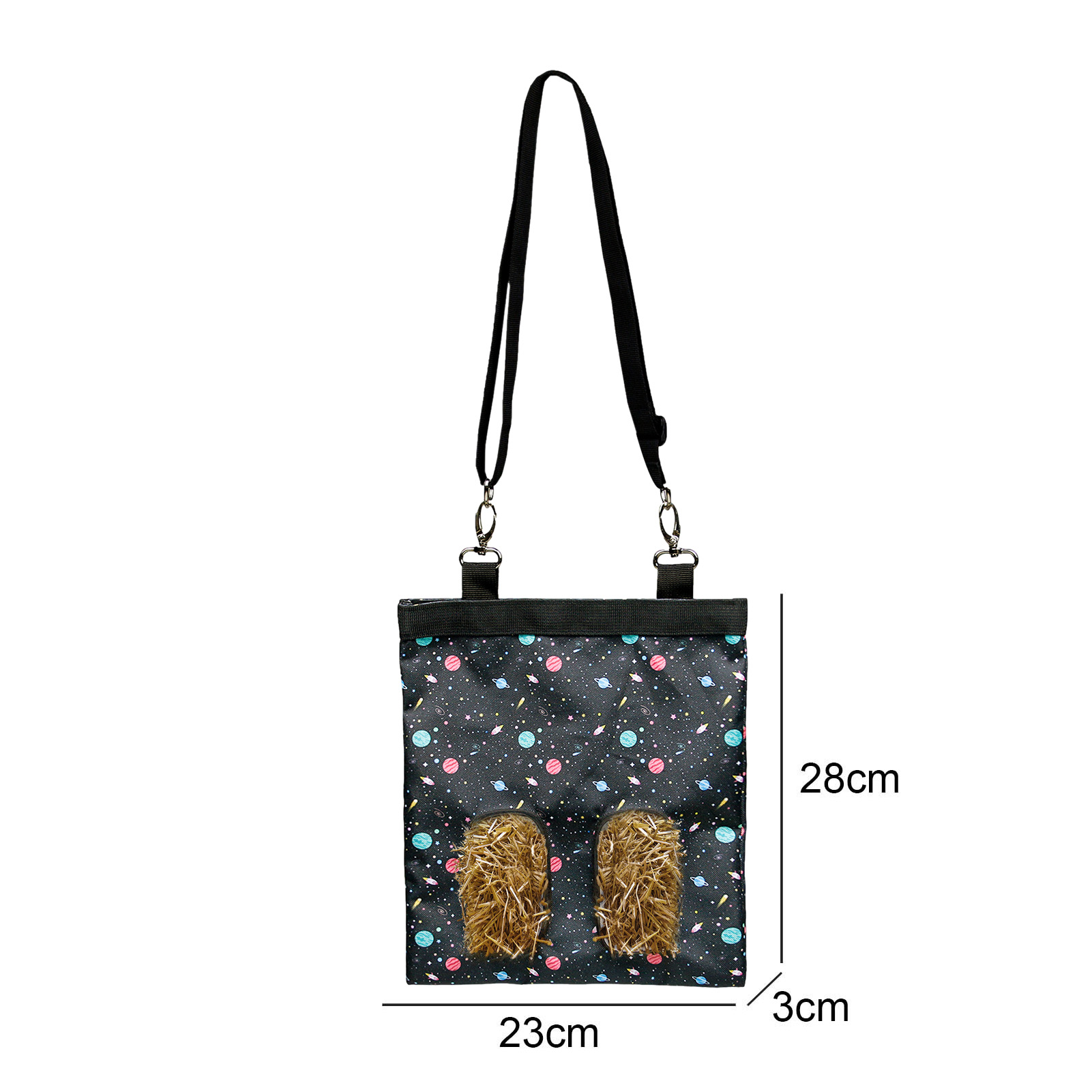 Hay Bag Hanging Pouch Feeder Holder Feeding Dispenser Container For Rabbit Guinea Pig Small Animals Pet Small Animal Supplies: 02