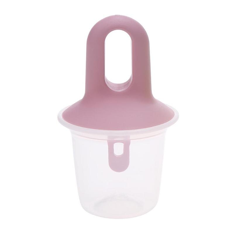 Ice Cream Molds Frozen Ice Cube Tubs Maker Mould Tray Pan Kitchen Tool Ice Cream Maker Popsicle Maker: Pink