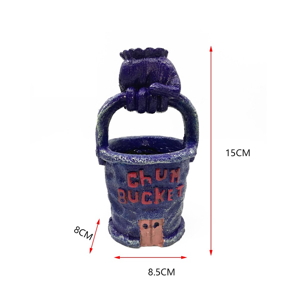 Mini Lovely Cartoon Tree Man Aquarium Fish Tank Toy Cave Stone Ornament Resin Oxygen Air Pump Aquatic Garden Supplies Decoration: HYQ-001D