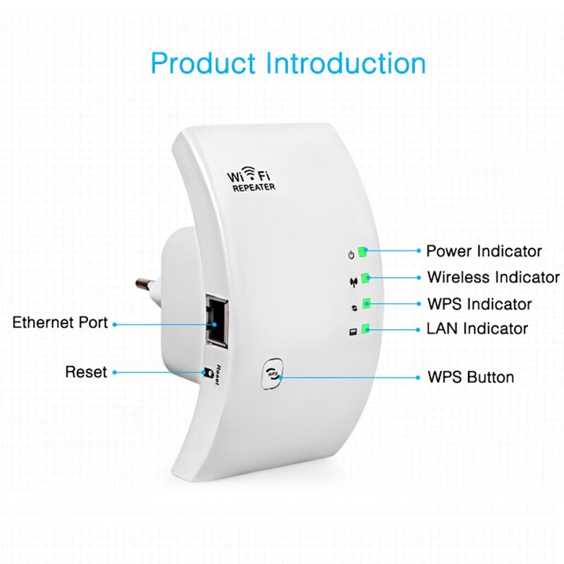 Bezprzewodowy wzmacniacz sygnału WiFi wzmacniacz sygnału Wi-Fi Ultraboost wzmacniacz Wifi daleki zasięg Repiter 300M Wi-Fi Booster Repeater Wi-Fi punkt dostępu