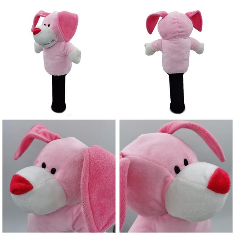 Capa de cabeça de golfe de todos os tipos de animais, capa de mascote de golfe com encaixe para madeira de bilhar, novidade, presente fofo, masculino e feminino: rabbit