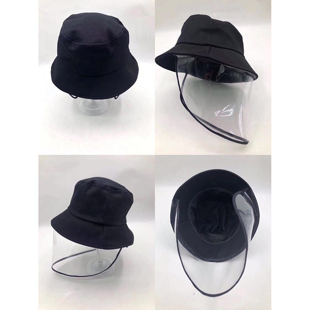 Child protection cap Fisherman's hat Non-removable Student hanging mask hat Epidemic Prevention Sun Cap 1 Piece