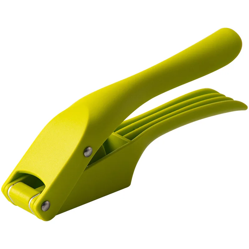 2-In-1 Multifunctionele Knoflookpers Voor Het Persen Van Puree Knoflook En Gesneden Knoflook, Groentepers Voor Thuiskoken Stamper: green