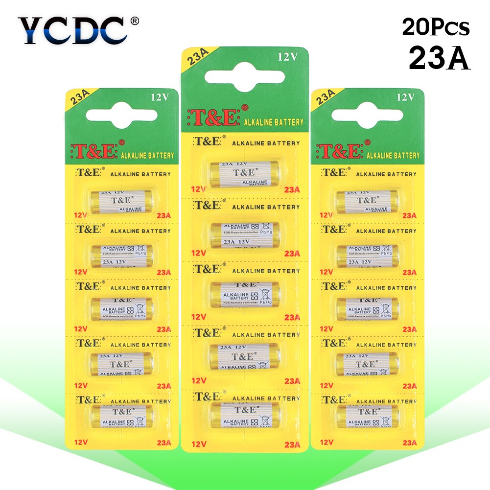 Ersatz 5 x 23A 12V alkalisch Batterien 23AE Frau21 A23 V23GA Batterie Für Fernbedienung Radio: 20 Stck