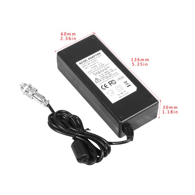AC DC 19V 9V 5A Power Supply Switching Adapter for Yongnuo Video LED Light YN600II YN300 Air YN760 YN1200 with AC Cable