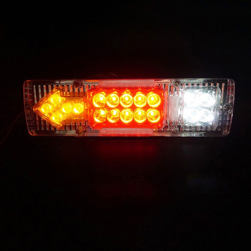 Rear Tail Brake Richtingaanwijzer Reverse Lamp 12 V 19-LED Voor Auto/Trailer/Vrachtwagen