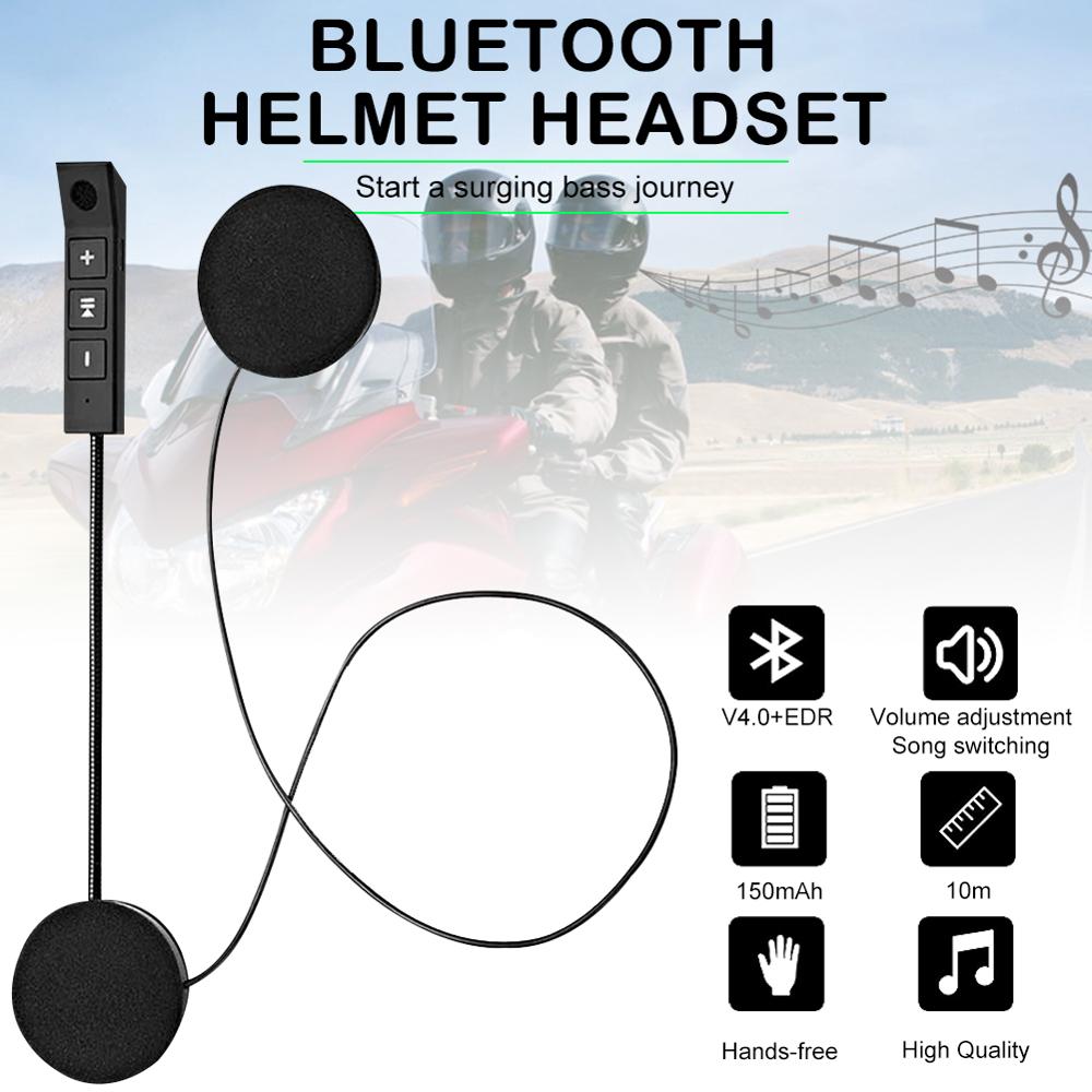 Vr Robot Bluetooth 5.0 Moto Helm Headset Draadloze Handsfree Stereo Oortelefoon Motorhelm Hoofdtelefoon 16 Uur Muziek Tijd