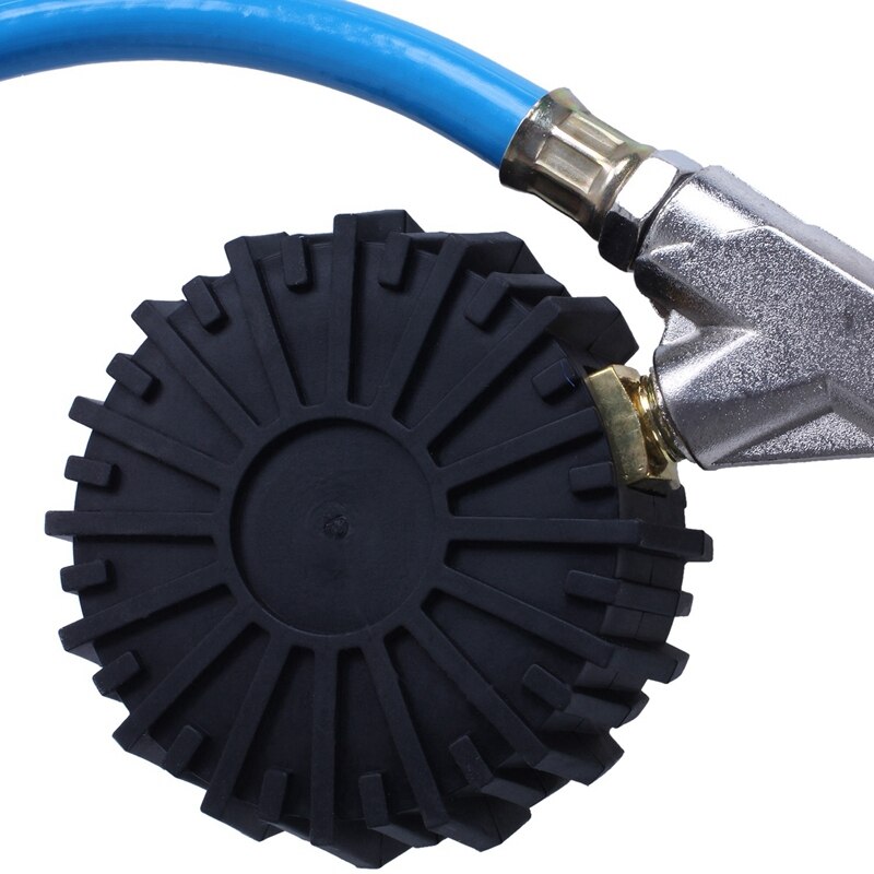 Auto Van Truck Tyre Air Lijn Inflator Dial Pressure Meter Gauge Compressor 220PSI