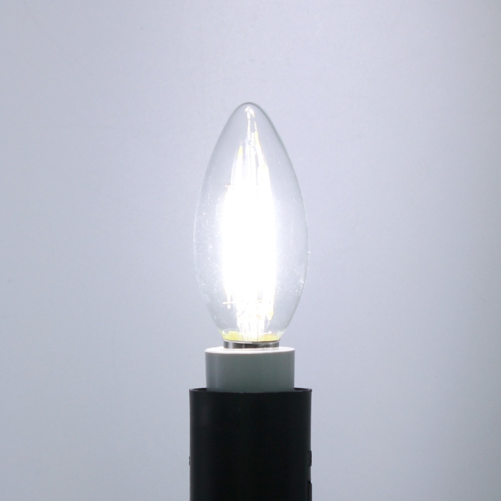 4 W 8 W 12 W E14 LED Filament Lampe Glas COB Chips Birne 220 V Retro Edison Kerze Für kronleuchter Lichter Beleuchtung Dimmbare