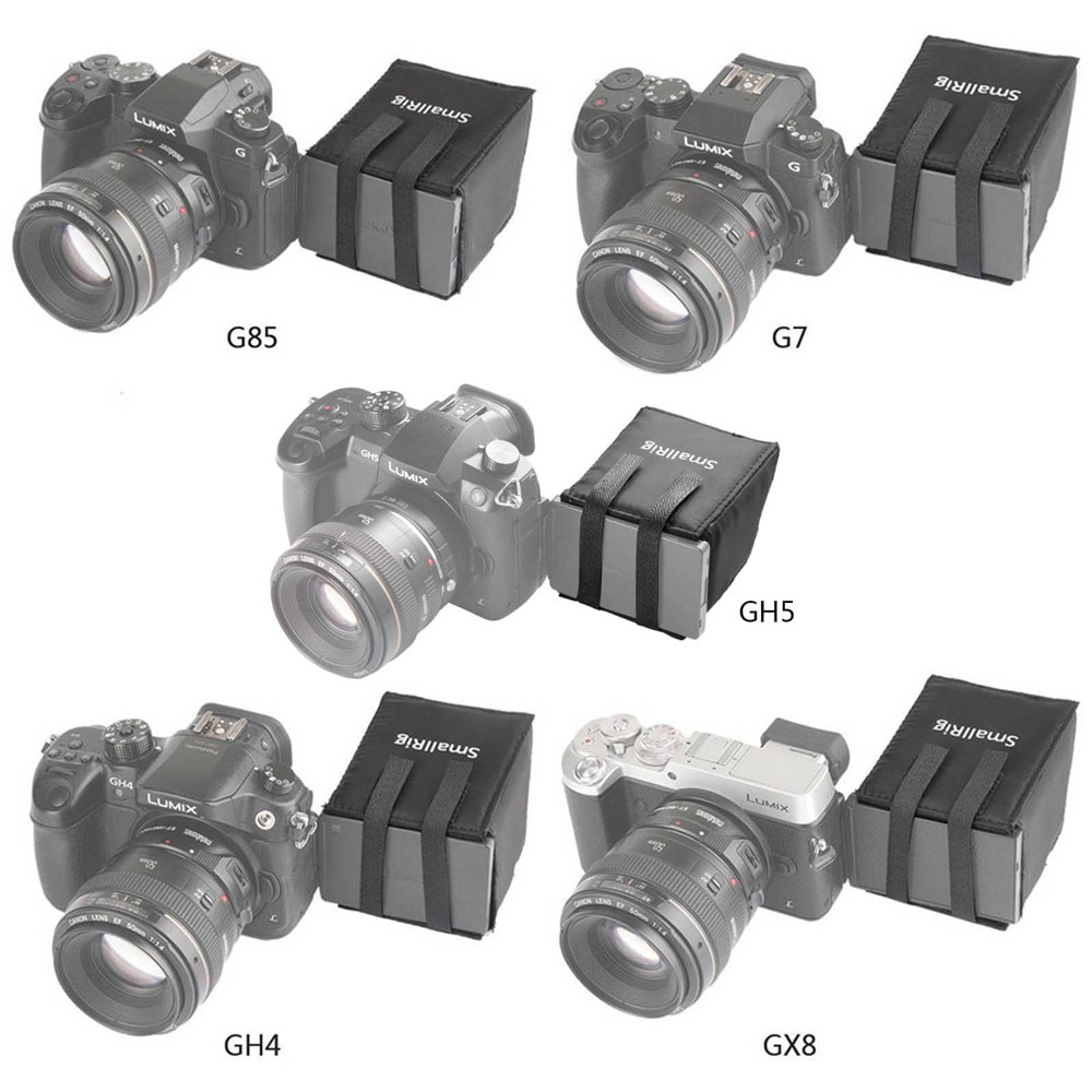 Pare-soleil en Nylon LCD pour écran solaire pour appareils photo reflex numériques et caméscopes pour Panasonic Lumix GH5/GH4/G85/G7/GX8-1972