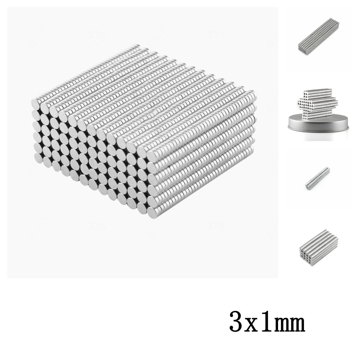 100~5000PCS 3x1 Mini Small Round Magnets 3mm*1mm Neodymium Magnet Dia 3x1mm Permanent NdFeB Super Strong Powerful Magnets 3*1 mm