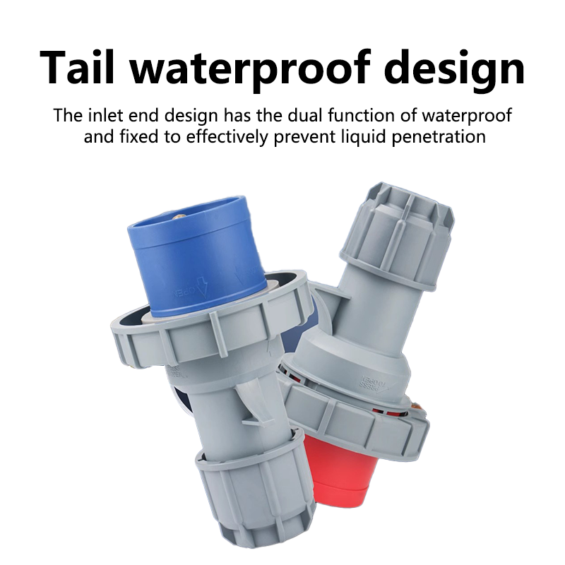 IP67 Industrial Plug and Socket Waterproof Connector 3PIN 4PIN 5PIN 16A/32A Waterproof Electrical Connection Wall Mount Socket