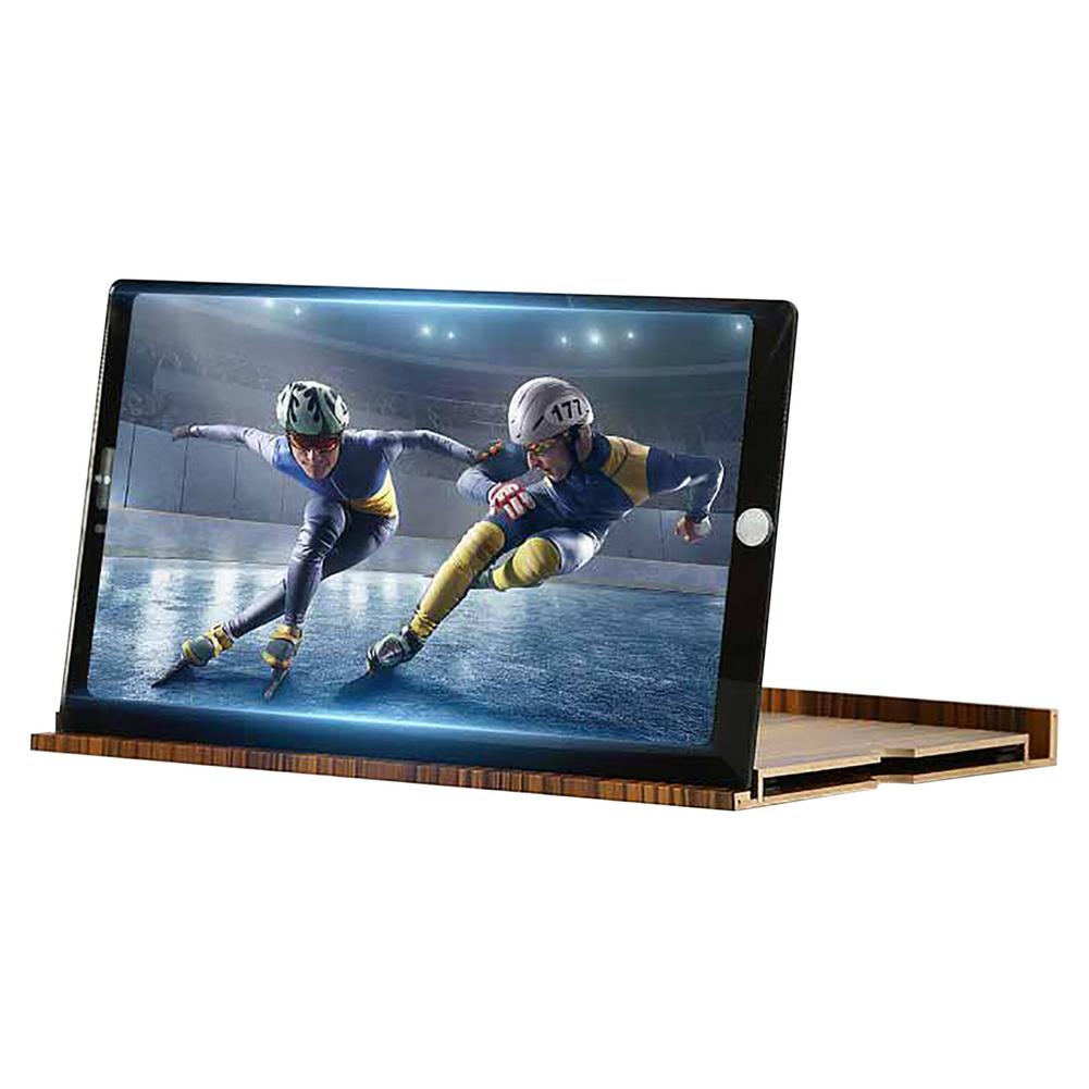 9D Blu-Ray Hd Mobiele Telefoon Screen Versterker 3D Video Telefoon Vergrootglas Stand Beugel Mobiele Telefoon Opvouwbare Desktop Holder