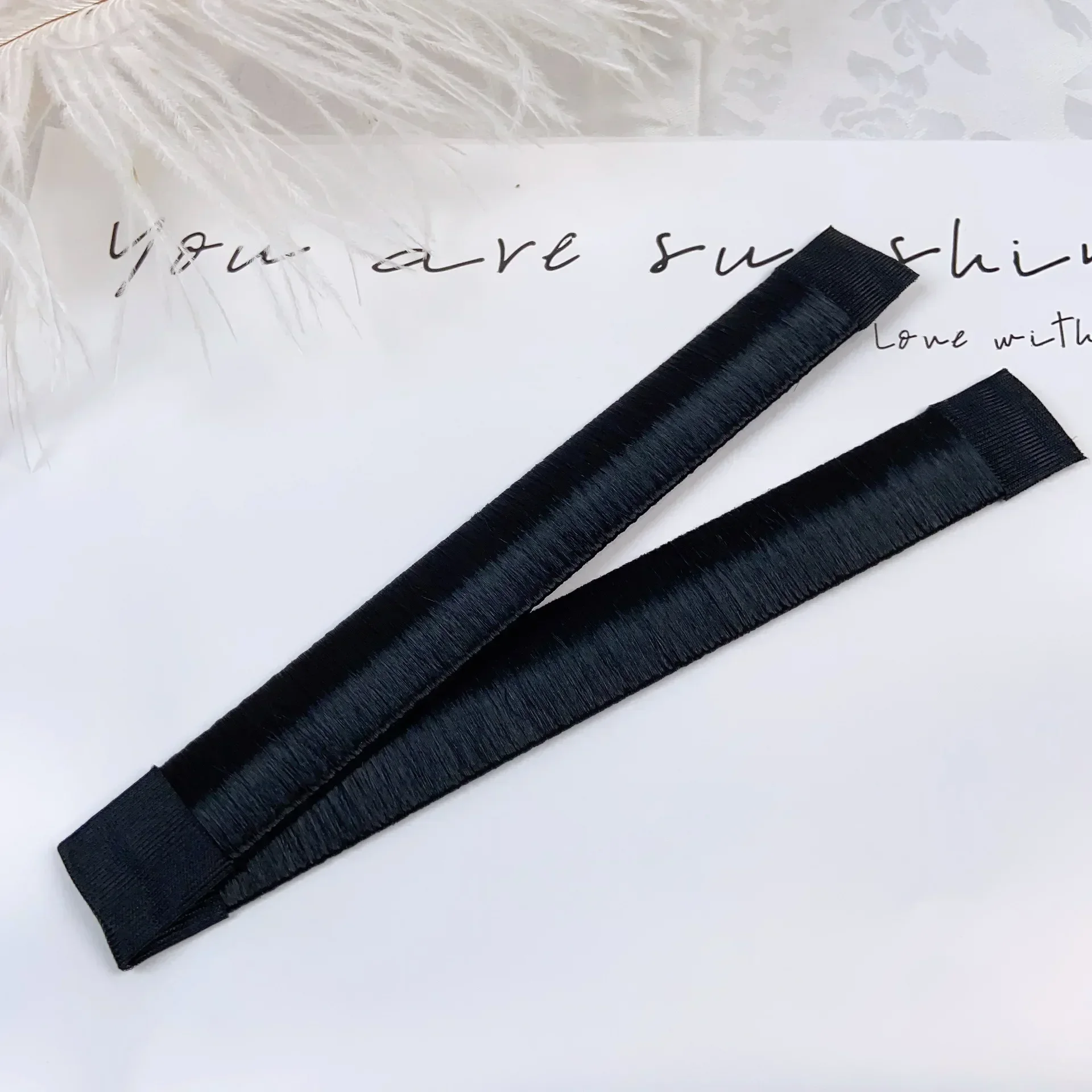 Magic Bun Maker-herramientas de bricolaje, banda para la cabeza de capullo de Donut sintético, banda para el cabello con bola giratoria, accesorios para el cabello para mujeres y niñas, plato francés dulce hecho: Gris claro