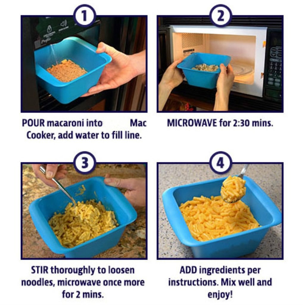 Microwave Cooker for Macaroni & Cheese Kitchen Gadgets Silicone Steamers Roaster Kitchen Tools Cooking Tools